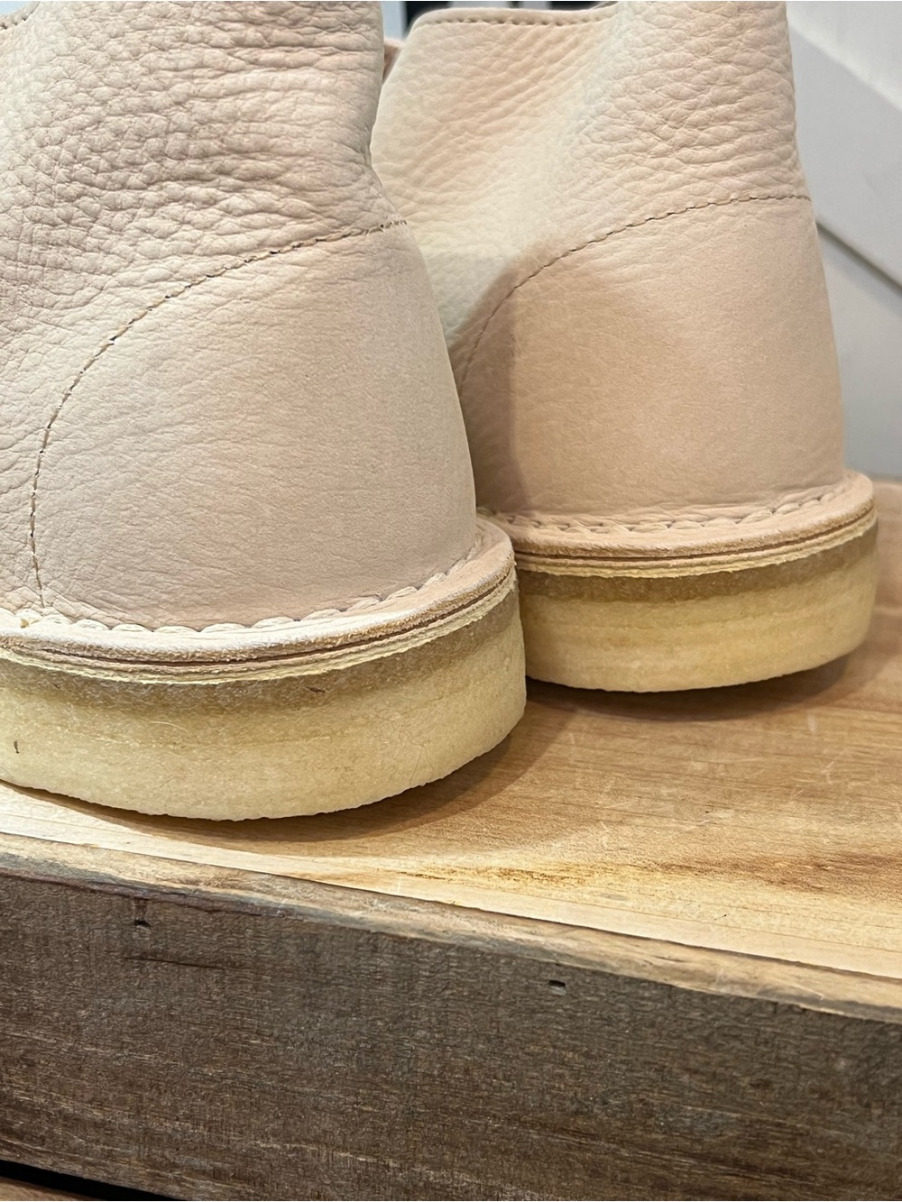 Clarks Originals Desert Boot Women’s Wheat Nubuck Leather Chukka Ankle Boots 8 - Picture 8 of 12